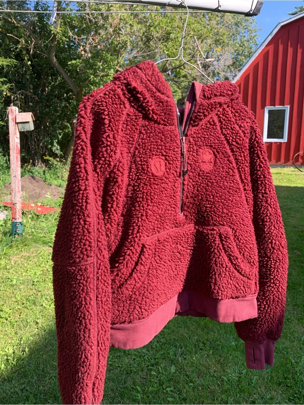 Woman’s Lululemon Oversized Olympic Sherpa Hoodie Jacket